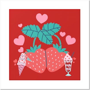 Icecream Love Posters and Art